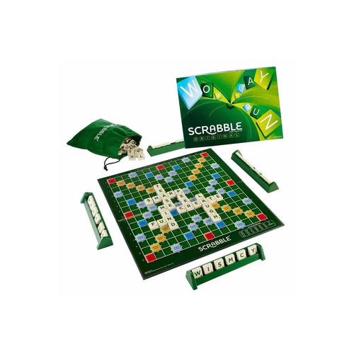 Scrabble ORIGINAL Board Game "WOW, PLAY, FUN"