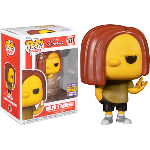 The Simpsons - Dolph Starbeam Pop! Vinyl Figure (2022 Winter Convention Exclusive / Popcultcha Exclusive 1271