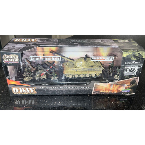 Forces of valor german king tiger and soldier set 85701