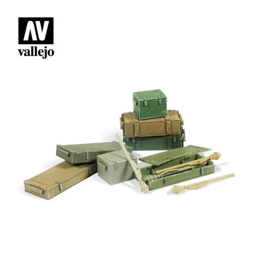 Vallejo SC222 Panzerfaust 60 M Set Diorama Accessory