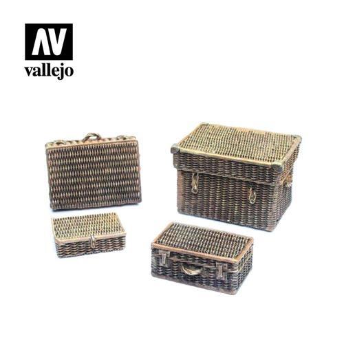 Vallejo SC227 Wicker Suitcases Diorama Accessory