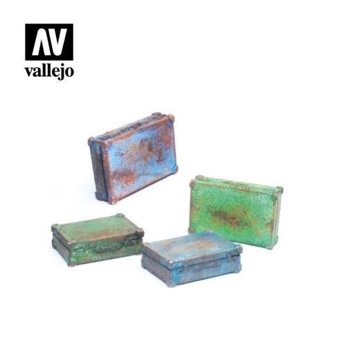 Vallejo SC226 Metal Suitcases Diorama Accessory