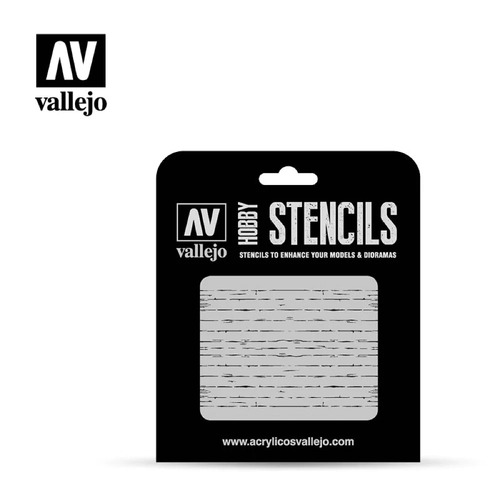 Vallejo ST-TX006 1/35 Wood Texture Num. 1 Stencil