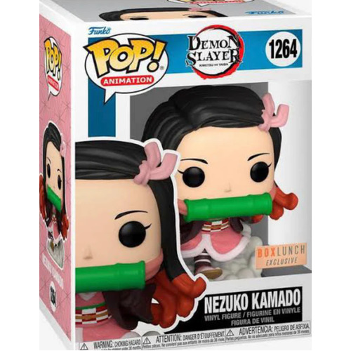 Demon Slayer - Nezuko Kamado Running BOX LUNCH Exclusive STICKERED Pop! Vinyl IMPORT 1264