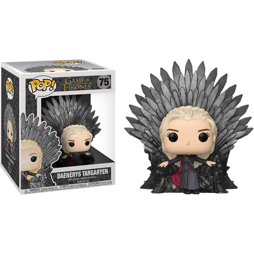 Game of Thrones - Daenerys Targaryen on Iron Throne Deluxe Pop! Vinyl Figure