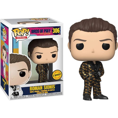 Roman Sionis #306 (Black and Gold Chase) Funko Pop! vinyl - Birds Of Prey free pop protector