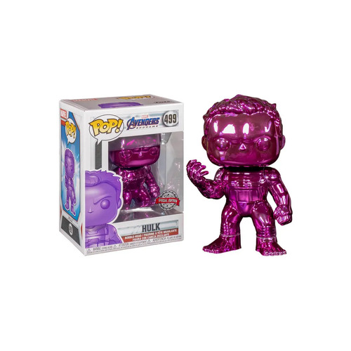 (SW) Funko Avengers 4: Endgame - Hulk with Nano Gauntlet Purple Chrome Pop! Vinyl Figure #499