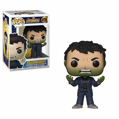 (SW) Funko Pop Vinyl Marvel Avengers Infinity War Bruce Banner #419