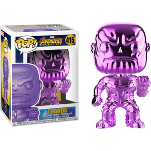 (SW) Avengers 3: Infinity War - Thanos Purple Chrome US Exclusive Pop! Vinyl  #415