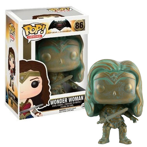 (SW) Batman vs Superman Wonder Woman Patina Exclusive Pop! Vinyl Figure #86