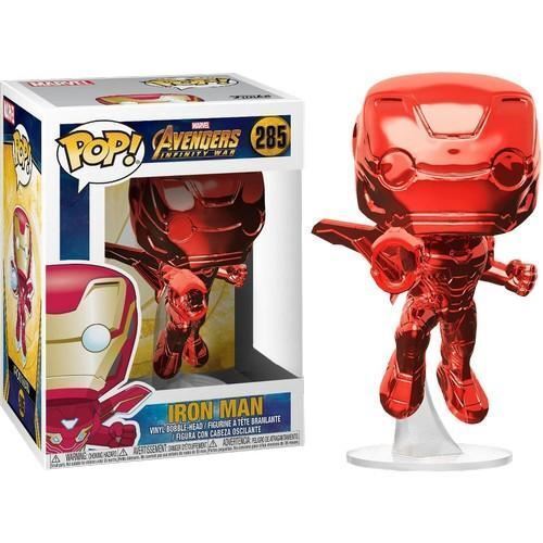 (SW) Avengers 3 Infinity War Iron Man Red Chrome #285 Pop Vinyl Funko US Exclusive