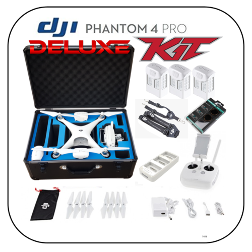 (Refurbished) Phantom 4 Pro plus  deluxe Flymore Kit plus (built in Screen included) V1 