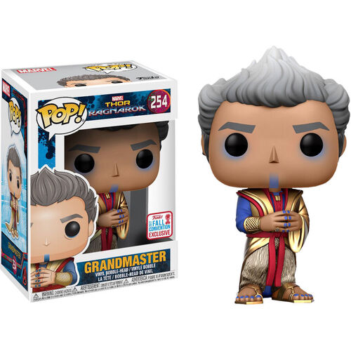 (SW) FUNKO POP MARVEL THOR RAGNAROK #254 GRANDMASTER NYCC/FCE 2017 VINYL FIGURE