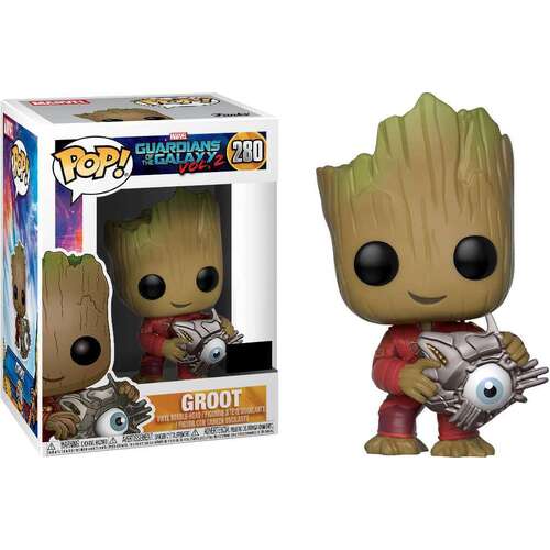 (SW) Funko POP! Marvel Guardians of the Galaxy Vol. 2 Groot #280 [Eye] Exclusive