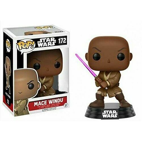 Pop! Vinyl Star Wars - Mace Windu #172 Figure VAULTED with Pop Protector