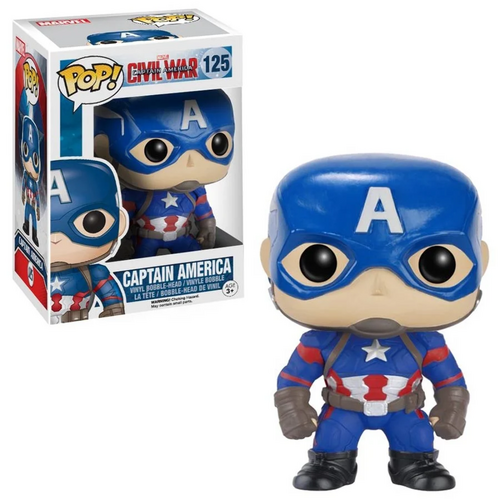 (SW) Captain America: Civil War Captain America Funko POP! Vinyl 125