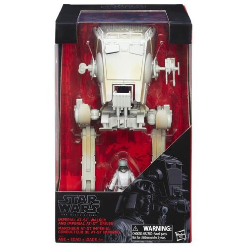 (SW) Star Wars: The Black Series Imperial AT-ST Walker With Driver