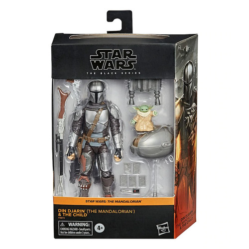 (SW) Star Wars The Mandalorian (Din Djarin) & The Child 6" Toys - The Black Series Collectible Disney Action Figures