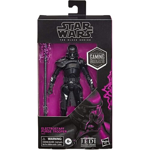 (SW) Hasbro - Figurine Star Wars Jedi Fallen Order - Electrostaff Purge Trooper Black Series