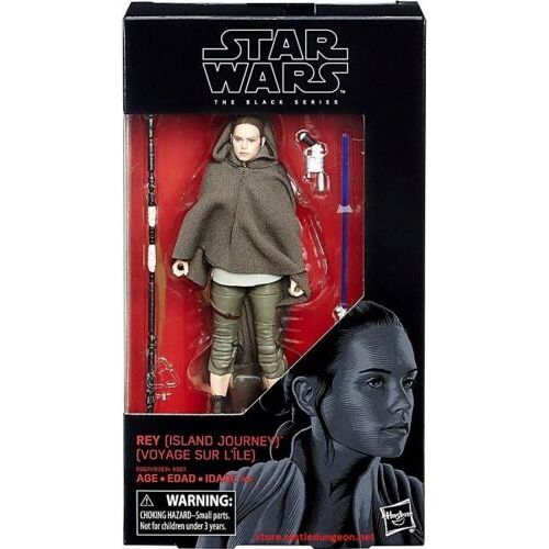 (SW) Star Wars Black Series Rey Island Journey Aciton Figure **Not Mint Box