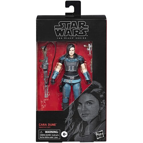 (SW) Star Wars Black Series The Mandalorian Cara Dune Action Figure **Not Mint Box