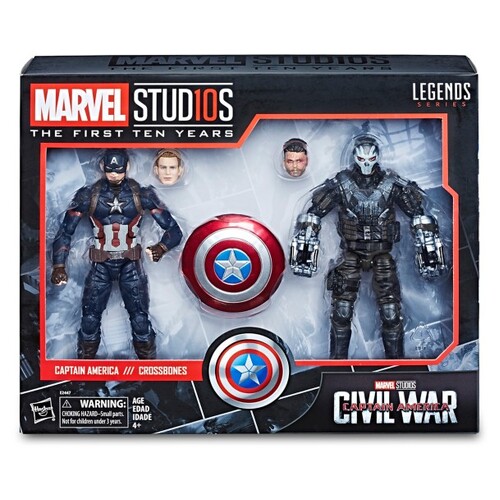 (SW) Marvel Legends First Ten Years Captain America | Crossbones Action Figure
