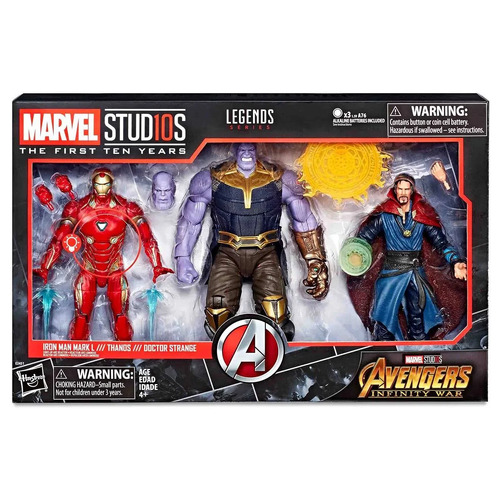 (SW) Marvel Legends First Ten Years Iron Man Mark L | Thanos | Doctor Strange Action Figure