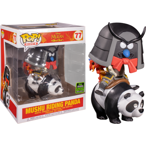 Mulan (1998) - Mushu on Panda Pop! Rides Vinyl Figure #77 (2020 Spring Convention Exclusive)