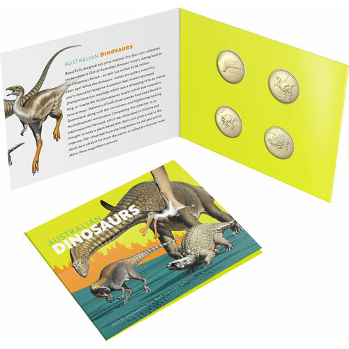 (NB) Australian Dinosaurs - $1 Privy Mark Uncirculated Four Coin Collection 2022