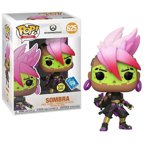 Pop! Vinyl Overwatch Figure - Sombra GLOW Special Edition Funko #625