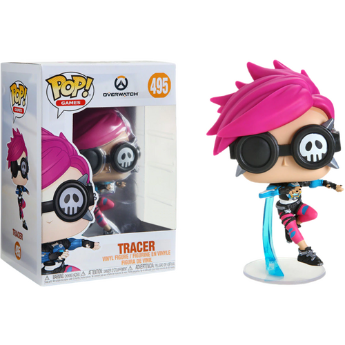 Pop! Vinyl Overwatch Figure - Tracer (Punk) Funko #495