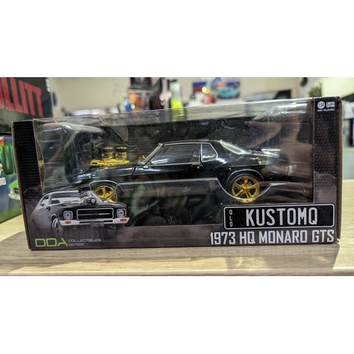 DDA 1973 Black HQ Monaro GTS 350 "KUSTOMQ" GOLD CHASE Diecast Car