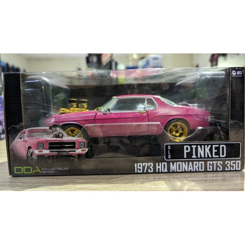 DDA 1973 Pink HQ Monaro GTS 350 "PINKED" GOLD CHASE Diecast Car