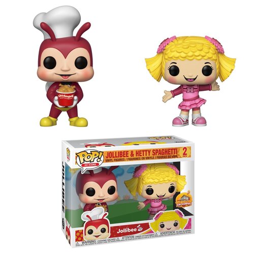 POP! Vinyl Jollibee Icon - Jollibee & Hetty Spaghetti Exclusive 2 Pack