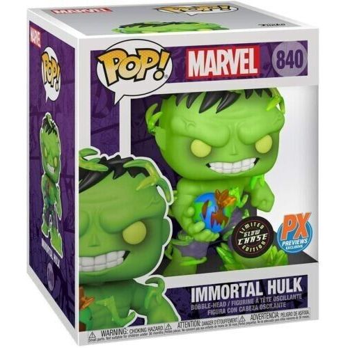 POP! Vinyl Hulk - GLOW CHASE Immortal Hulk 6" Super Sized #840