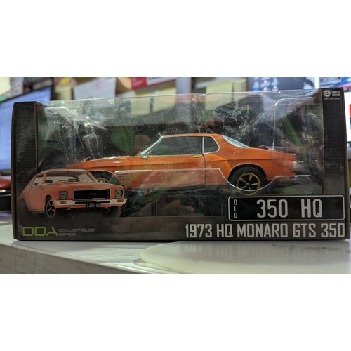 DDA 1973 Orange HQ Monaro GTS 350 GOLD CHASE Diecast Car "350 HQ"