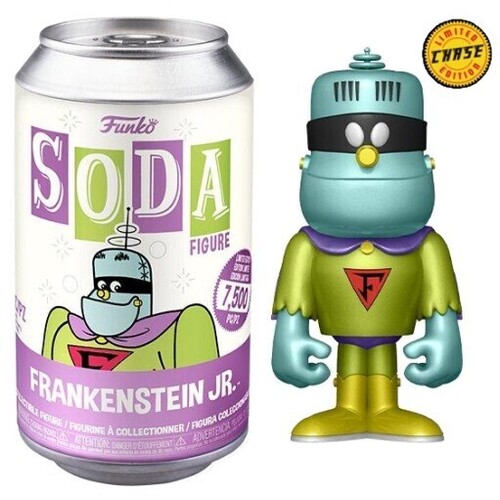 Funko Pop Soda Figure CHASE - Frankenstein Jr. Chase Guaranteed New in Packet