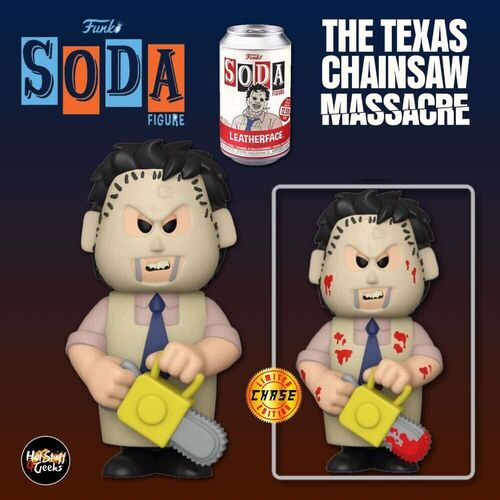 Funko Pop Soda Figure CHASE - Leatherface Chase Guaranteed New in Packet