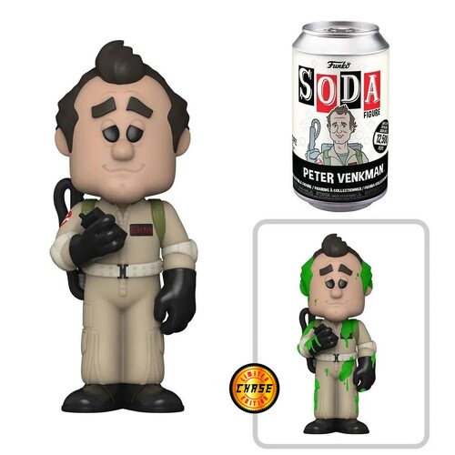 Funko Pop Soda Figure CHASE - Peter Venkman Chase Guaranteed New in Packet