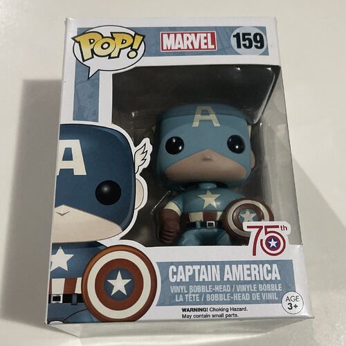 RARE! Captain America #159 Pop Vinyl Funko Unopened NEW! Marvel 75th