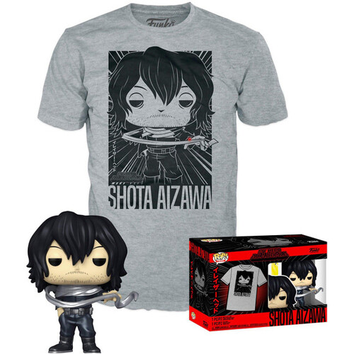 POP! Tees Funko My Hero Academia Shota Aizawa Shirt size L