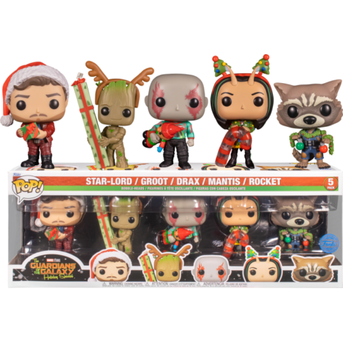 Guardians of the Galaxy Holiday Special Exclusive Pop! Vinyl 5-Pack