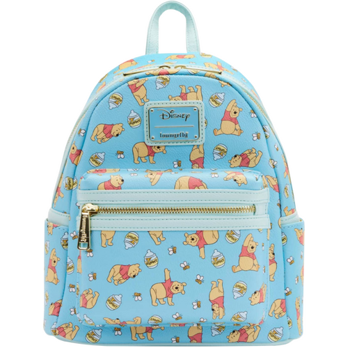 Winnie the Pooh - Collage 10” Faux Leather Mini Backpack