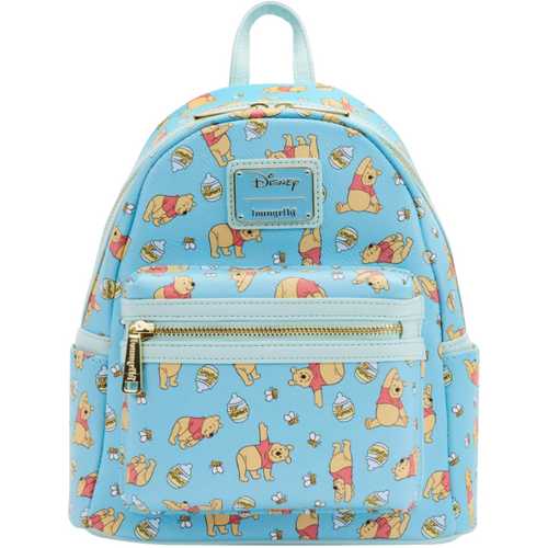 Winnie the Pooh - Collage 10” Faux Leather Mini Backpack