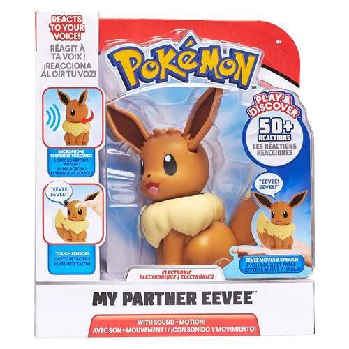 Pokemon - My Partner Eevee Interactive Figure