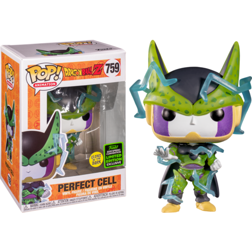 Dragon Ball Z - Perfect Cell Glow ECCC 2020 Exclusive # 759 Pop! Vinyl (vaulted)