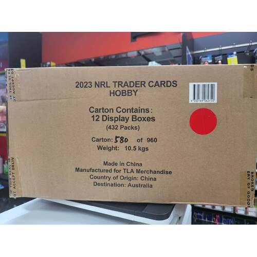 2023 TLA NRL TRADERS TITANIUM TRADING CARD HOBBY FACTORY CASE-12 BOXES+CASE CARD 360 cards per box