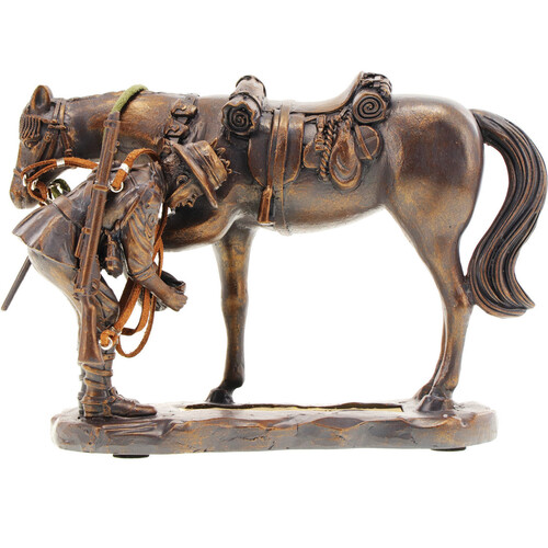 Master Creations Caring Hands Light Horse Miniature Figurine Anzac statue