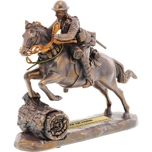 Master Creations Leap of Faith Light Horse Miniature Figurine ANZAC statue