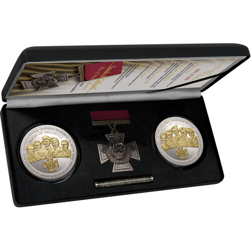 Men of Valour Set of Two Limited Edition Medallions SoG 10 ANZAC coins limited edition